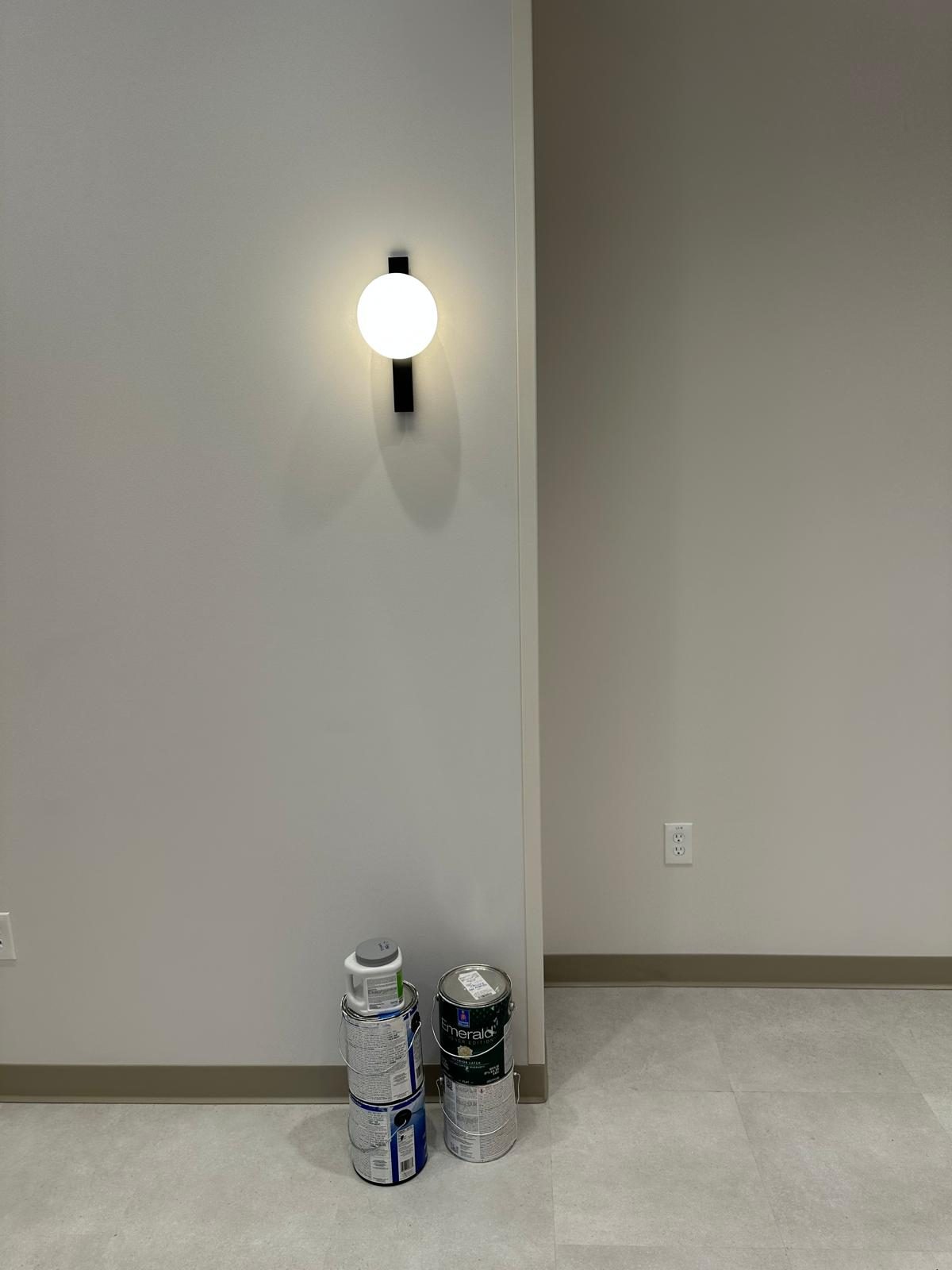 Interior painting — wall finish