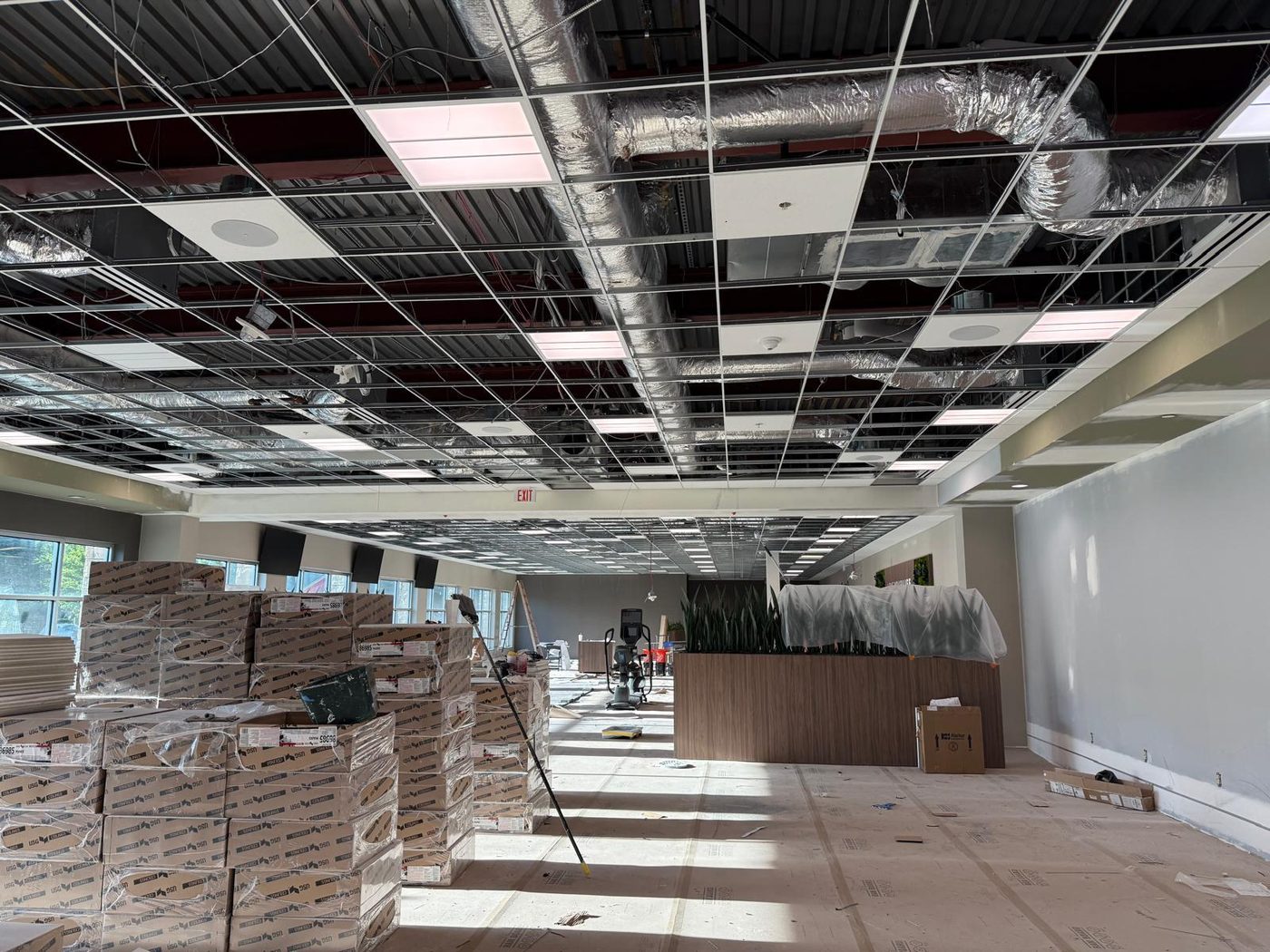 Commercial interior in progress