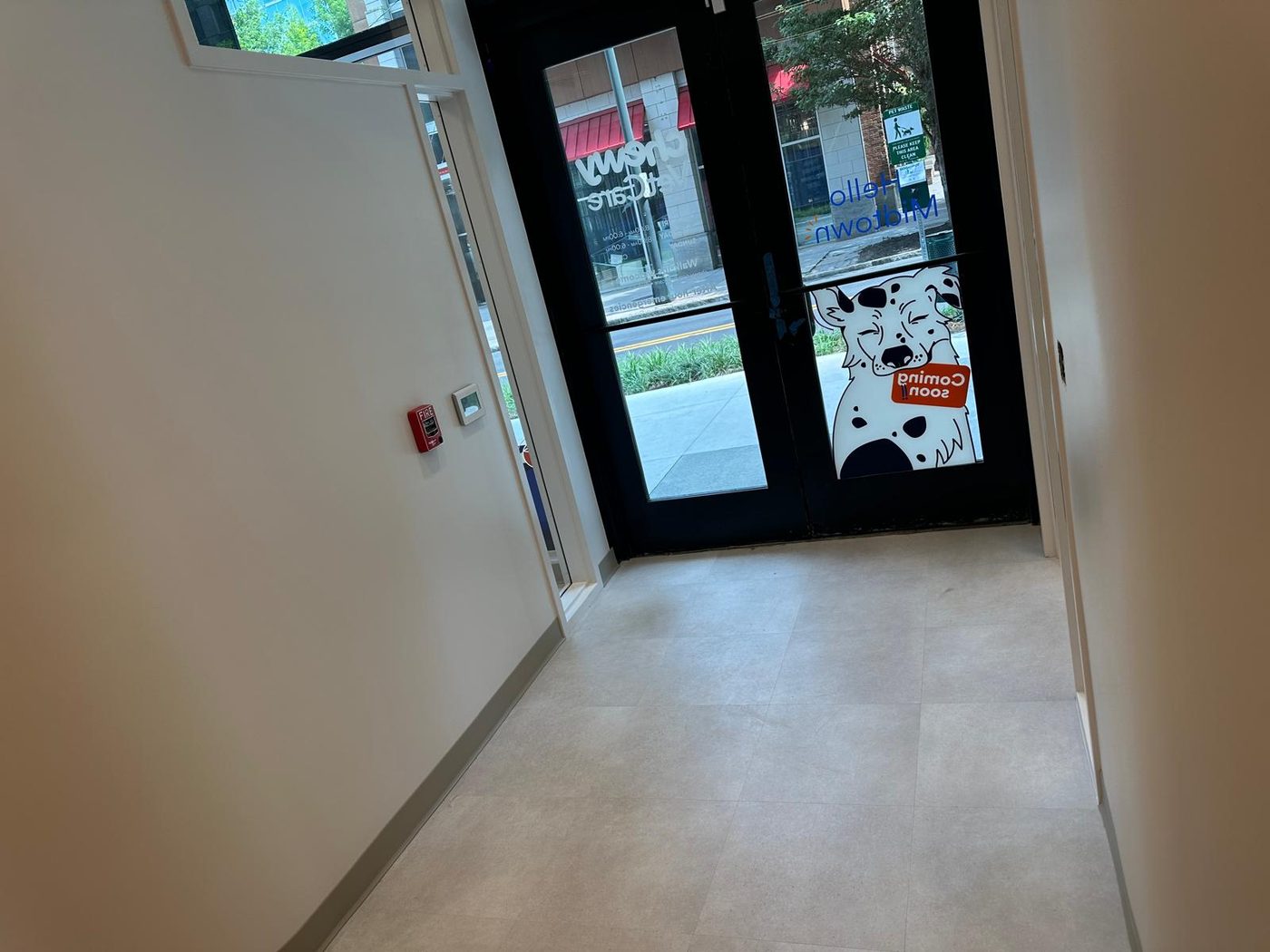 Interior painting — entry corridor